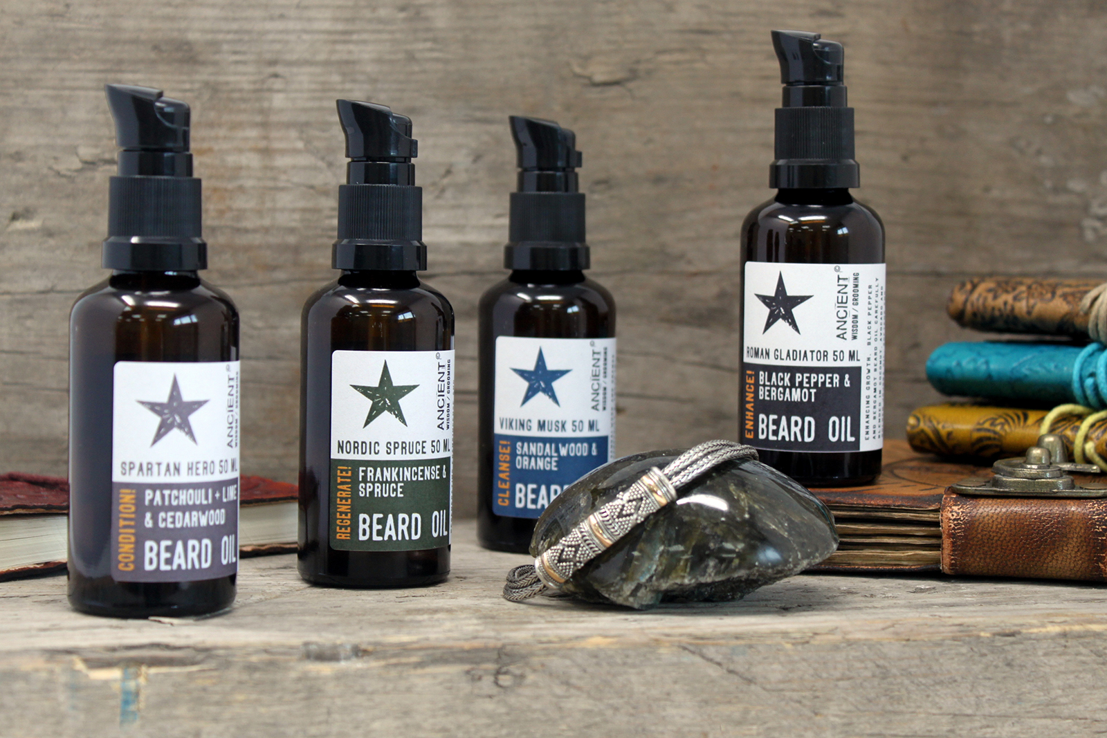 Huiles à Barbe Naturelles et Pures - 50ml - AWGifts-France