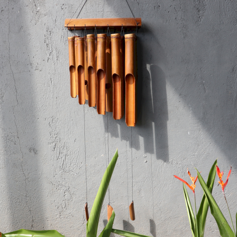 Carillon à vent en Bambou