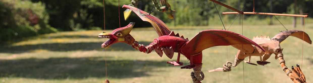 Dragons en Bois de cocotier