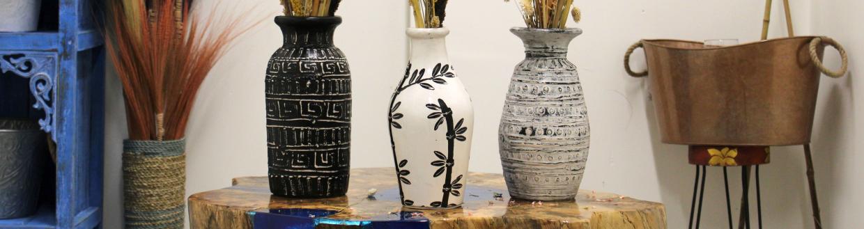 Vases en Céramique de Lombok