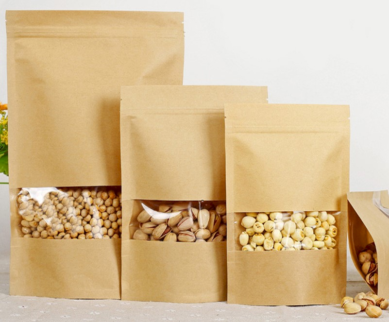 Sachets Kraft à Fenêtre