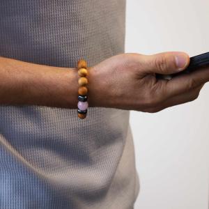 Bracelets Chakra En Bois De Cèdre