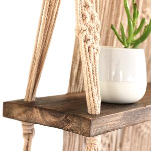 Étagères Suspendues en Macramé