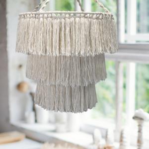 Abat-jour en Macramé