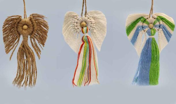 Hati-Hati Ange en macramé 